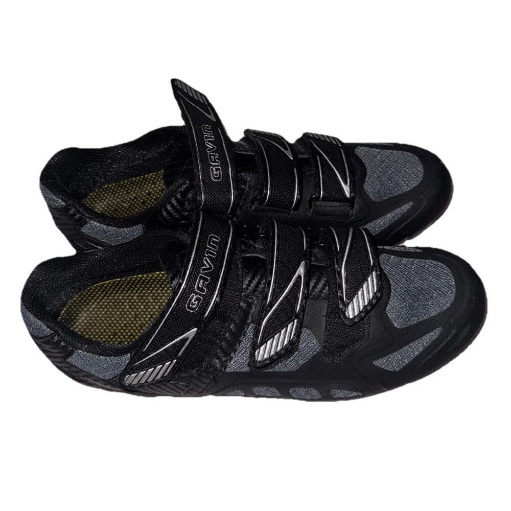 Gavin Black Mountain Bike Mesh Indoor Fitness Cycling Shoes EU 41~US Size 7.5